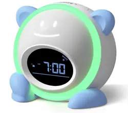 Sound Machine with Night Lights – This toddler alarm clock also features 4 sleep sounds (music box, lullaby, ocean...