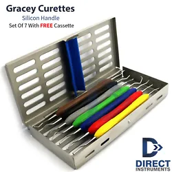 Gracey curettes are area-specific periodontal curettes made from stainless steel used to remove supra and subgingival...
