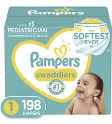 Pampers Swaddlers Disposable Diapers Size 1