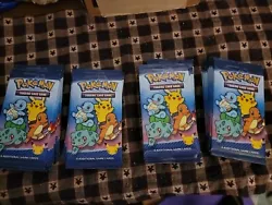 Get ready to catch em all with this lot of 10 McDonalds 2021 Pokemon Cards pack, featuring the iconic character Pikachu...