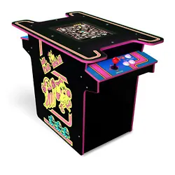 Take on your competition face-to-face with the Arcade1Up! Your table is ready…it’s the Black Series Ms. PAC-MAN...