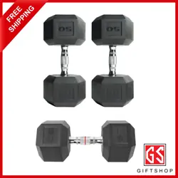 The CAP barbell coated hex dumbbells feature a protective coating, diamond knurling, and a steel handle to provide...