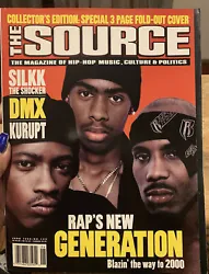 The Source Magazine June 1998 Raps New Generation Blazin the way to 2000. Silkk the Shocker, DMX, Kurupt. Pre-owned