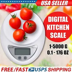 Professional Multifunction Kitchen and Nutrition Digital Food Scale provide precise digital weight readings for a...
