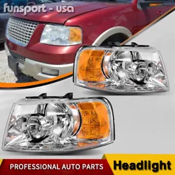 For 2003-2006 Ford Expedition. 1 Pair of Headlights (Driver & Passenger Side). No wiring and any other. Modification...