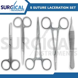 Our kit is assembled and inspected for the best quality in the USA. 1 pc Stitch Suture Scissor 4.5