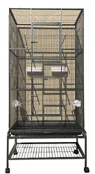 Product include: One Cage & One Removable Stand. Removable Stand, Cage can be removed from the stand. bird cages....