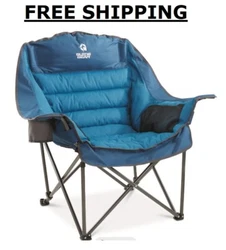 This Guide Gear Camp Chair is heavy-duty, oversized and plenty comfortable. and the legs lock into place, so you know...