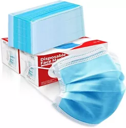 Disposable Sanitary Face Mask. Nose Bridge Strip Inside Help Keep Mask Close to Skin. Face masks should not be used in...