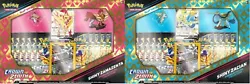 1 etched foil promo card featuring Shiny Zacian V or Shiny Zamazenta V. Box Break.