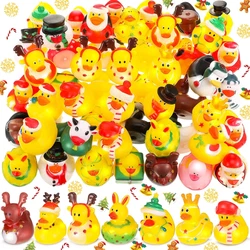 Rubber Ducks Bulk: you will own 50 pcs of Christmas rubber ducks in 26 assorted designs, such as Santa duckies,...