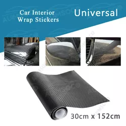 1pc 5D Carbon Fiber Vinyl Film Wrap Sticker. Move away the transfer film carefully;. Otherwise deal is final. Use a...
