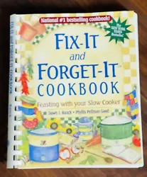 Fix-It and Forget-It Cookbook : Feasting with Your Slow Cooker by Phyllis Pelliman Good. Let your slow cooker work for...