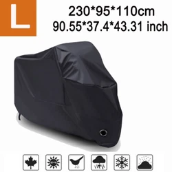 Safety Lock Holes:Perfect for motorcycle outdoor storage, this cover has 2 lock holes that allow you to conveniently...
