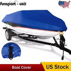 1 x Boat Cover. - Heavy duty and strong waterproof material for durability. Material: 210D Waterproof PU-Coated Oxford...