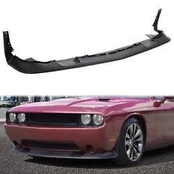 For Dodge Challenger 2008-2014. This bumper lip is perfect to enhance your vehicles appearance and performance. 1 X...
