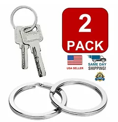 Wide application: these silver key rings are suitable for organizing your house keys, car keys, hang cards, making arts...
