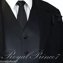 The Back of the vest is BLACK color. Neck tie is not pretied or clip on style, its self tie style. Actual color may...