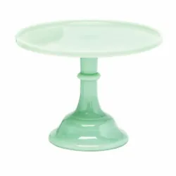 This elegant cake plate is crafted from high-quality glass that undergoes an extensive firing, molding, pressing,...