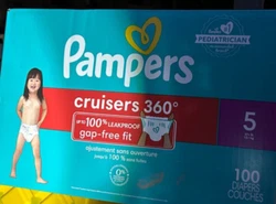 Pamper size 5 count 100 NEW NOT OPENED.