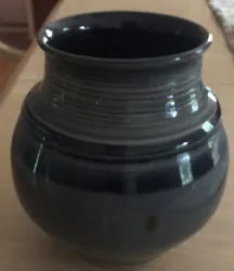 Art Pottery Vase Handmade Gray-Blue. 6