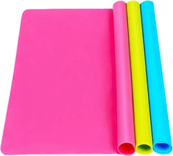 Silicone Mat: Made of High Quality Silicone, Non-Skid, Heat-Resistant, Durable and Stable, not Easy to Deform or Tear...