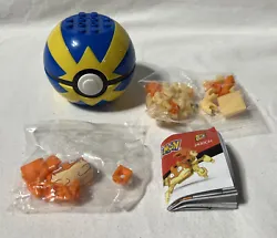 MEGA Construx - Pokemon Pokeball Set S13 - KRABBY in Quick Ball (33 Pieces). Does not come in package except original...