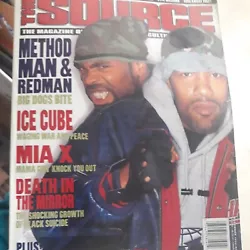 The Source Magazine #111 (December 1998) Method Man & Redman, Ice Cube, Mia X s1. Some wear and damage plz see pics.
