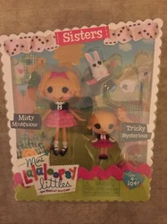 Lalaloopsy Mini Sisters Misty Mysterious and Tricky Mysterious Dolls RETIRED NEW.