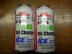 [2 cans] EACH CAN HAS 1OZ. ICE 32 PERFORMANCE ENHANCER, 1OZ. R134A FREON.