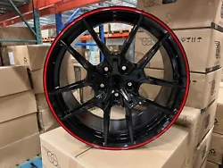 Color : Gloss Black with Red Line.