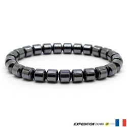 Bracelet élastique et extensible. - Très beau bracelet. Lhématite est un minéral qui favorise la cicatrisation des...
