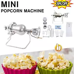 Precautions: Although This Product Can Make Popcorn, It Is Designed As a Professional Mini-model Handle, Which Requires...
