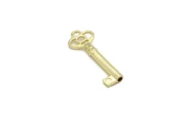 Antique barrel key for antique cabinet and furniture locks. Use on grandfather clocks, China cabinets, dresser drawers,...