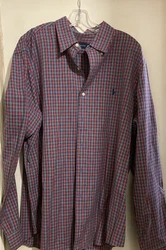 Ralph Lauren Shirt Men X-Large Button Down Plaid Long Sleeve Classic Fit. Ralph Lauren plaid Clean,Traditional and of...