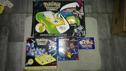 LOT POKEMON. JEU QUI EST CE POKEMON DIAMOND PEARL BANDAI COMPLET. STICKER MACHINE DIAMOND PEARL COMPLET (tampons...