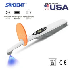 Dental Cordless Led Curing Light 3 Second iLED Cure Lamp for Woodpecker DTE USA. Constant light intensity. The...