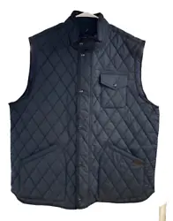 Polo Ralph Lauren Blue Full Zip Quilted Winter Puffer Vest Jacket Mens B&T (3XLT)