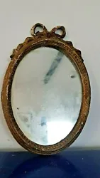 Old little Mirror. ancien petit Miroir.