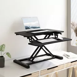 Transform your traditional desk into an active sit-stand workstation with FlexiSpots desk riser. This unique standing...