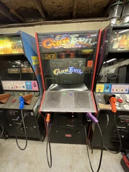 Carnevil arcade machine. Good side art. Game plays good . Both guns work good and are correct for the game. Good...