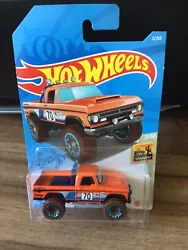 2021 Hot Wheels ‘70 Dodge Power Wagon orange Baja Blazers. Very small bends on bottom orders of card.