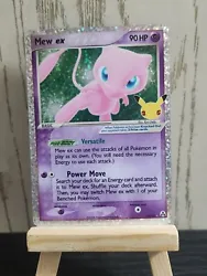 Pokémon TCG Mew EX Celebrations: Classic Collection 88/92 Holo Ultra Rare. From pack to sleeve. The card comes as...