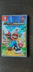 Mario + The Lapins Crétins Kingdom Battle - SWITCH.  Jeu complet avec les flyers.