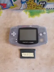 Lot Console Nintendo Game Boy Advance / GBA - Transparente. Fonctionne correctement et testé évidemment Vendu comme...
