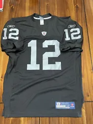 Authentic Reebok RAIDERS jacoby Ford Jersey This would make a great STABLER/GANNON jerseySIZE 46 (measures 23.5” pit...