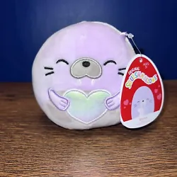 Squishmallow 4.5 Inch Valentines Day Winnie Walrus 2022 Kellytoy NWT, Free Ship. New with tags!