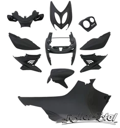 Jeu de carénages noir mat 10 pièces YAMAHA Aerox MBK Nitro.