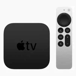  includes updated Siri voice remote (silver color) and power cord, no HDMI cable.