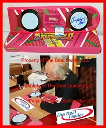 Beckett Witness Authenticated Christopher Lloyd Autographed, Back to the Future 2, Replica, Hoverboard. The certificate...
